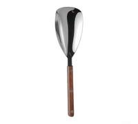 304 Stainless Steel Veggie Spoon Square Head 2pcs | 304 steel, square head for scooping, rust resistant, set of 2, daily use