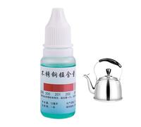 304 Testeurs En Acier Inoxydable - 12 Ml De Fluide De Test Universel, Aides De Cuisine Pour Reconnaître Rapidement L'authenticité Des Sels Pour Aliments Et Boissons En Acier Inoxydable
