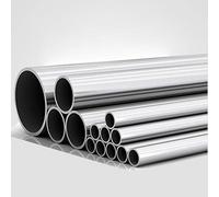 304 tubes en acier inoxydable, 1pc 304 Stainless Steel Seamless Straight Round Tube Silver 40mm OD x 2-12mm WT x 500mm(40x6mm)