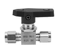 304 Vanne en acier inoxydable à haute pression Contrôle de débit à eau liquide d'eau liquide SS 44S6 pour l'industrie de l'économie d'énergie (F1 / 4)