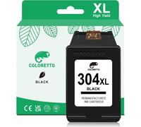 304 XL Remanufactured Ink Cartridges for HP 304 Black Envy 5000 5010 5012 5020 5030 Deskjet 2600 2620 2621 2622 2630 3755 3700 3722 3730 3755 2 AMP 10 0 120 125 130 Printer