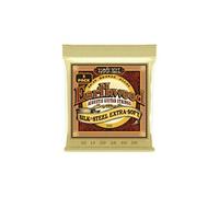 Ernie Ball – Cordes pour guitare acoustique Silk & Steel Extra Soft 80/20 Bronze – Pack de 3 (10–50)