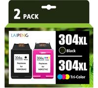 304Xl 304 Xl Remanufactured Ink Cartridge For Envy 5000 5010 5030 5032 Deskjet 2600 2620 2622 2630 2633 3720 3730 3733 3750 3760 3762 5010 5020 Multipack Printer (Bk/Cmy)