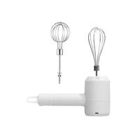 305 Batteur à main électrique pour crème à gâteau fouets en acier inoxydable 3 réglages de vitesse rechargeable Outil de cuisson de cuisine Fouets électriques en acier inoxydable
