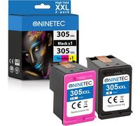 305 Xl Noir Et Couleur Cartouches D'Encre De Rechange Pour Hp 305 Xl 305Xl Pour Deskjet 2320 2700 2710 2710E 2720 2720E 2810E 2820E 2822E 4120E 4130E Envy 6010E 6020E 6022E 6030E 6032E 6430E