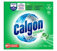 Calgon Hygiène Plus Tablettes Anticalcaire Nettoyant Lave-Linge (17 pastilles)