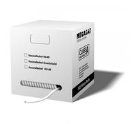 305M Boîte De Rangement Câble Coaxial 120 DB 7,2Mm 4-Fois Blindé Blanc