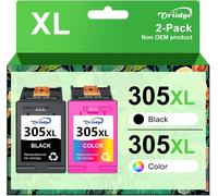 305Xl 305 Xl Cartouches D'Encre Remplacement Pour Cartouche Encre Hp 305Xl Pour Hp Deskjet 2700 2720E 2720 2700E 2710 2721E 4130 2723E 4120E Envy 6000 6010 6020 6020E 6032E (1 Noir,1 Couleur)
