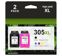 305XL Cartouches d'impression pour HP 305 Remplacement pour Original HP 305 Cartouches pour HP DeskJet 2700 2710e 2720 2722e 2723e Deskjet Plus 4100 4130 Envy 6000 6030 6032e Envy Pro 6400 6420