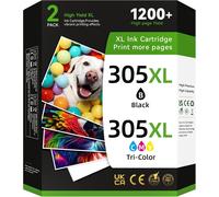 305Xl Cartouches Remplacement Pour Cartouche Hp 305 Xl Noir Et Couleur,Encre 305 Cartouche D'Encre Imprimante Pour Hp Deskjet 2820E/2720E/2722E Plus 4220E/4122E Envy 6032E/6430E