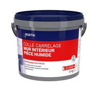 Bostik Colle prête à l'emploi D2 pour carrelage mural cuisine et salle de bains 8 kg