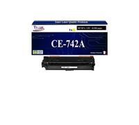 - 307A Toner compatible avec CE742A compatible avec HP Color LaserJet CP 5220, CP 5225 Jaune