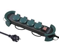 30919 Bloc Multiprises Étanche Professionnel Avec Enrouleur De Câble, 4 Prises 16A, Câble En Caoutchouc 4 M, H07Rn-F 3G1,5 Mm², Ip44