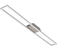 3094-012 Led,Plafonnier À Gradation,Avec Fonction Mémoire,20 Watt,1.800 Lumen,3.000 Kelvin,Matt Alu,1.100X120X50Mm (Lxlxh),Nickel Mat