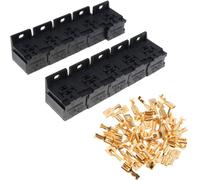 30A-80A Support de relais avec prise à 5 broches et 50 pièces de connexion