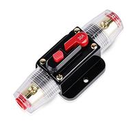 30A Auto Disjoncteur, Auto Disjoncteur Protection De Voiture 12V-24V DC, Auto Disjoncteur pour Voiture avec Commutateur Manuel de Réinitialisation de Fusible pour Voiture Bateau Camion Camping-car