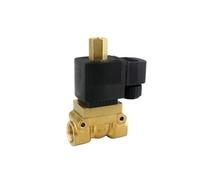 30bar high pressure high temperature solenoid valve 1/4 3/8 1/2 BSP 24 12V Orifice 13mm normally open pilot brass valve(3/8",AC110V)