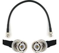 30cm BNC mâle à BNC mâle Câble coaxial - Câble d'extension HF-240 (équivalent LMR 240) Câble cavalier de 0,3 mètres (50 ohms) - Câble d'antenne pour HAM Radio CB Radio WIFI Antenne