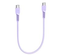 30cm Câble USB C vers USB C 60 W, Câble tressé de Type C vers C Charge Rapide Compatible avec iPhone 15, iPad Pro, MacBook, Samsung Galaxy S24/S23/A14/A15/A25/A35/A34/A55/A54/A05s/A04s, etc