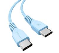 30cm Câble USB C vers USB C 60 W, Câble tressé de Type C vers C Charge Rapide Compatible avec iPhone 15, iPad Pro, MacBook, Samsung Galaxy S24/S23/A14/A15/A25/A35/A34/A55/A54/A05s/A04s, etc