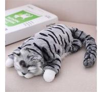 30cm Cat électrique drôle Simulation électrique Cat rouleau en peluche Animaux Chats Jouets pour enfants