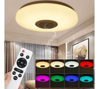 30cm de diamètre Bluetooth WIFI LED plafonnier RGB musique haut-parleur lampe à gradation APP à distance HOT