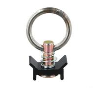 30CM L-Track Anchor Single Bolt Quick Release Ring(Black Pull Ring)