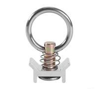 30CM L-Track Anchor Single Bolt Quick Release Ring(Silver Pull Ring)
