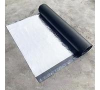 30cm Largeur Rouleau Bande Etancheite Toiture Autocollante en Aluminium Bitume, 1.5mm Ruban Bitumineux de Toit Imperméable, Butyle Scotch Etanche Réparation pour Fuites de Toiture(10cmx1000cm)