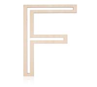 30cm Lettre en Bois, Grande Taille Inachevée Lettre de l'Alphabet en Bois Lettres en Bois Vierges Lettre Murale Decorative pour Bricolage Peinture Fête Maison Décoration (F)