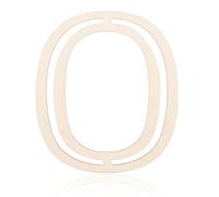 30cm Lettre en Bois, Grande Taille Inachevée Lettre de l'Alphabet en Bois Lettres en Bois Vierges Lettre Murale Decorative pour Bricolage Peinture Fête Maison Décoration (O)