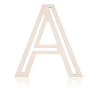 30cm Lettre en Bois, Grande Taille Inachevée Lettre de l'Alphabet en Bois Lettres en Bois Vierges Lettre Murale Decorative pour Bricolage Peinture Fête Maison Décoration (A)