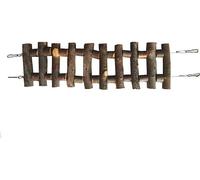 30cm Pont Suspendu En Bois Pour Chinchillas, Jouet Plateforme, Échelle D'Escalade En Bois Flexible, Jouet Pour Perroquets, Chinchillas, Hamsters, Glisse En Sucre