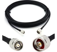 30cm RP-TNC mâle vers N mâle - HF-240 (équivalent LMR 240) Extension câble d'antenne - pour WiFi RF Antenne GSM LTE 4G 5G 6G Routeur Amplificateur de signal Lora Ham CB radio