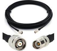 30cm RP-TNC mâle vers RP-TNC femelle - HF-240 (équivalent LMR 240) Extension câble d'antenne - pour WiFi RF Antenne GSM LTE 4G 5G 6G Routeur Amplificateur de signal Lora Ham CB Radio