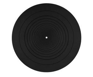 30cm Tapis de Tourne Disque, Tapis Silicone Platine Antistatique Antidérapant Tapis de Disque Vinyle pour Tous Les Lecteurs de Disques Vinyle LP Accessoires de Remplacement