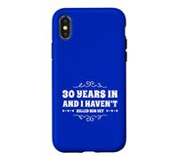30e Anniversaire 30 Years Haven't Killed Him for Her Wife Coque pour iPhone X/XS