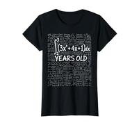 30e Anniversaire Calcul Intégral Math G rôle T-Shirt Graphique avec Valeur, Femme, Noir, M