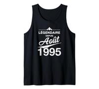 30e anniversaire Né en Août 1995 Vintage 30 ans d'âge Débardeur