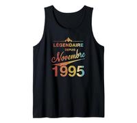 30e Anniversaire Né en Novembre 1995 Vintage 30 Ans d'âge Débardeur