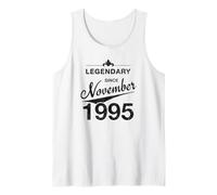 30e Anniversaire Né en Novembre 1995 Vintage 30 Ans d'âge Débardeur
