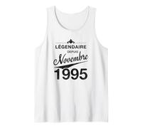 30e Anniversaire Né en Novembre 1995 Vintage 30 Ans d'âge Débardeur