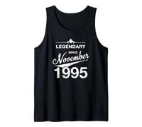 30e Anniversaire Né en Novembre 1995 Vintage 30 Ans d'âge Débardeur