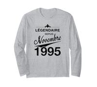 30e Anniversaire Né en Novembre 1995 Vintage 30 Ans d'âge Manche Longue