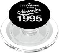 30e Anniversaire Né en Novembre 1995 Vintage 30 Ans d'âge PopSockets PopGrip pour MagSafe