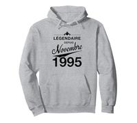 30e Anniversaire Né en Novembre 1995 Vintage 30 Ans d'âge Sweat à Capuche