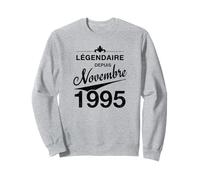 30e Anniversaire Né en Novembre 1995 Vintage 30 Ans d'âge Sweatshirt