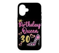 30e Anniversaire Reine 30 Ans Trente Coque pour iPhone 16