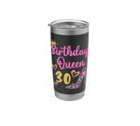 30e anniversaire reine 30 ans trente Gobelet isotherme en acier inoxydable double paroi