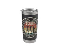 30ème anniversaire vintage octobre 1996 Retro Limited Edition Gobelet isotherme en acier inoxydable double paroi